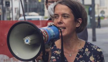 Eski milletvekili ve anti-faşist aktivist Christine Buchholz